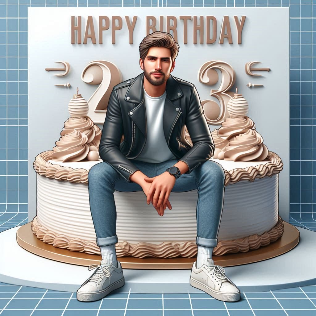 3D birthday image