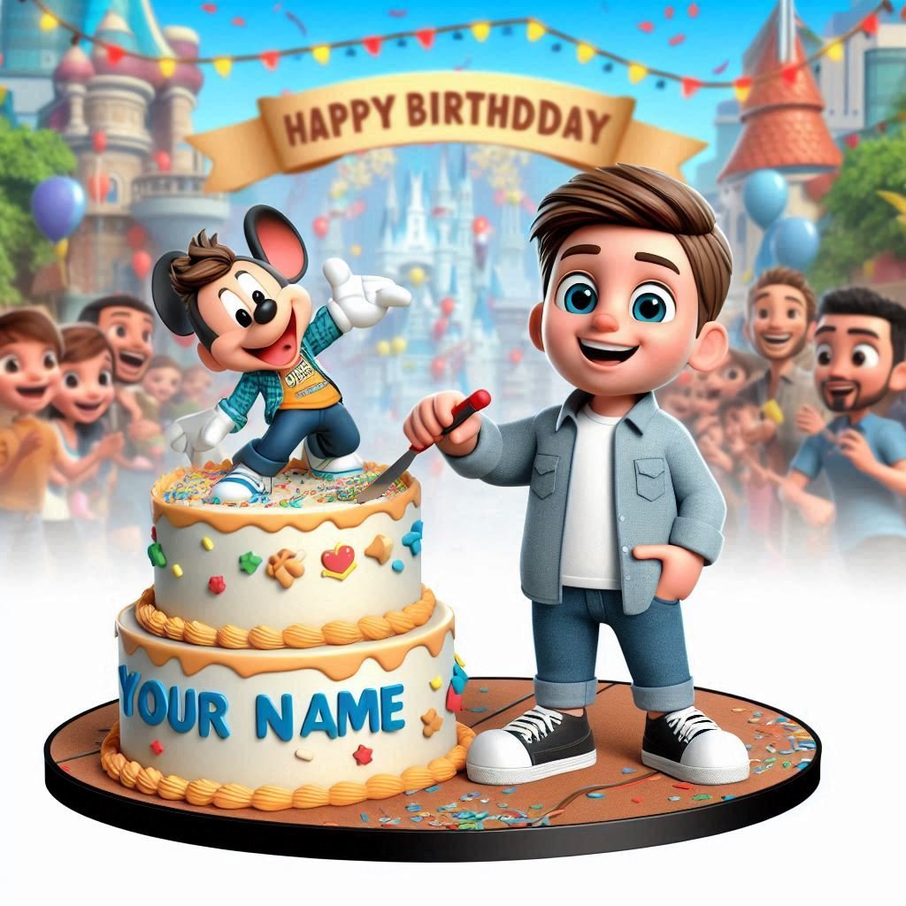 3D birthday image